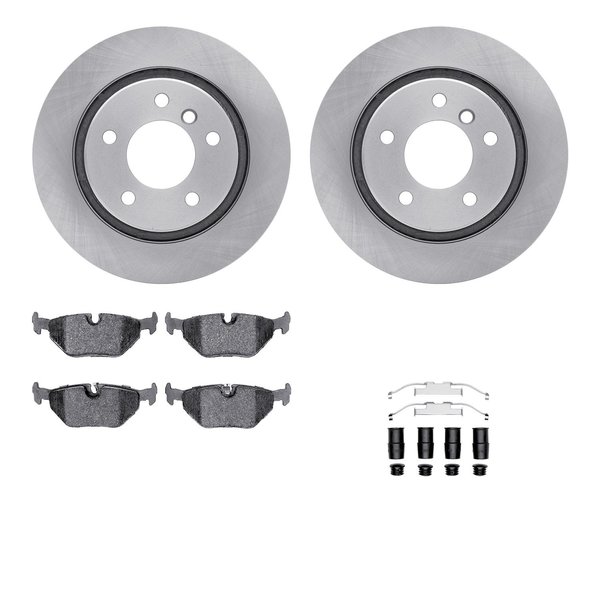 Dynamic Friction Co 6312-31062, Rotors with 3000 Series Ceramic Brake Pads includes Hardware 6312-31062